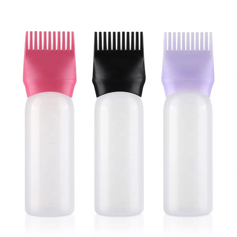 Wholesale Cheap Mini Portable Hair Growth Serum Oil Liquid Dispenser Brush Medicine Comb Scalp Applicator Bottle