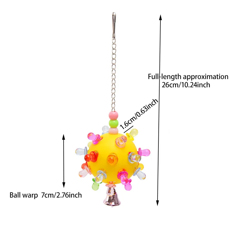 Parrot Toy Chewing Star Hollow Hole Ball