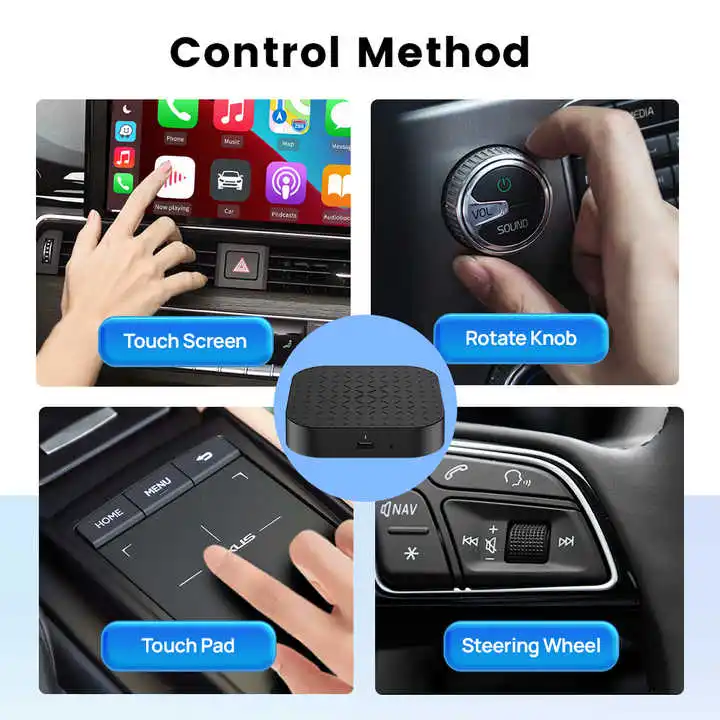 New Carplay Ai Box universal streaming box Wireless Carplay Wireless Android Auto Android 11 adapter 3 in 1 dongle carplay