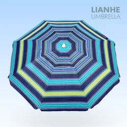 High Quality Fashionable  Parasols OEM logo printed  Sun Umbrella Outdoor Beach Umbrella Beach
