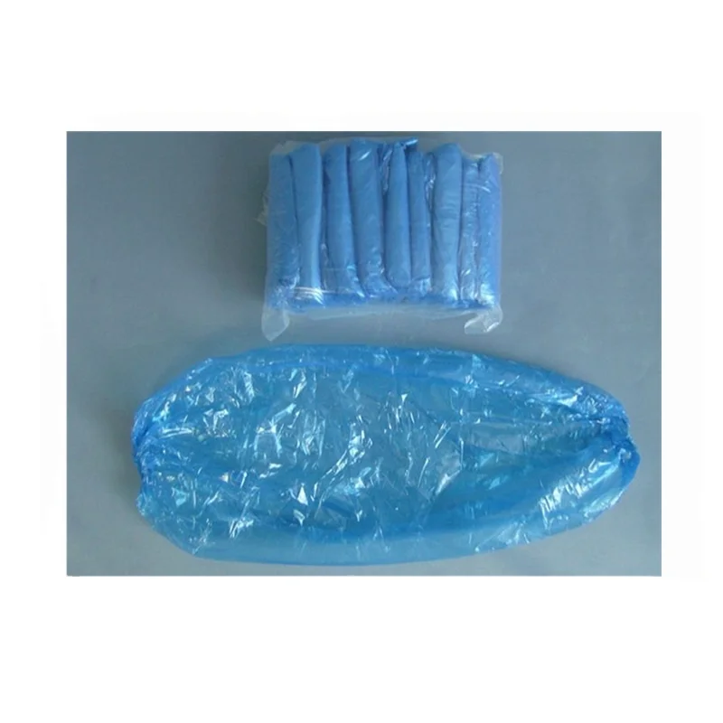 Surgical Medical Standards Disposable Plastic Material Waterproof PE Shoe Covers Laboratory Hospital