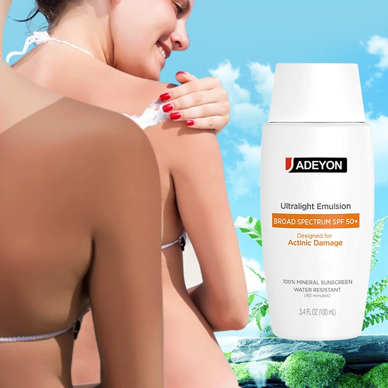 Dermatologist Recommended Compliant Travel Non-Greasy Moisturizing Anti-Uva Uvb Face Skin Care Tinted Sunscreen Product