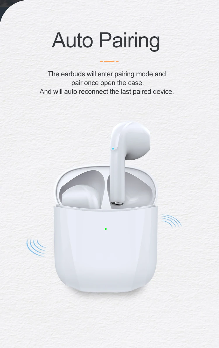 Earphones China Wholesale TWS 5.2 Wireles Waterproof TWS Earbuds Charging Case Type C Earphone Hands Free Touch Control Shiping