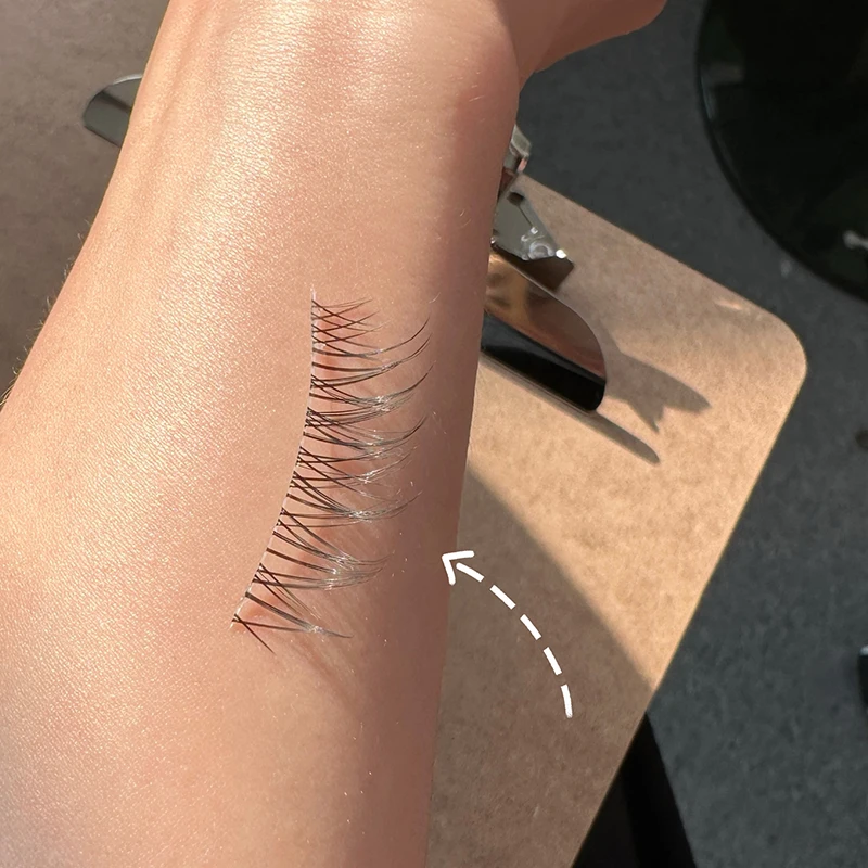 Manga Lashes Individual Cluster Eyelashes Quick DIY Eyelash Extensions KIT Cosplay Lashes Natural Feather Synthetic Hair 1 Pcs