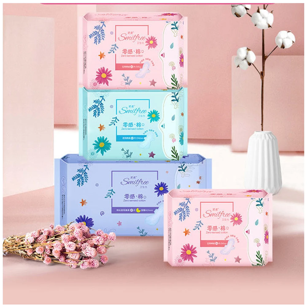 female period pads Organic ultra thin super dry women sanitary napkin wholesale with factory price