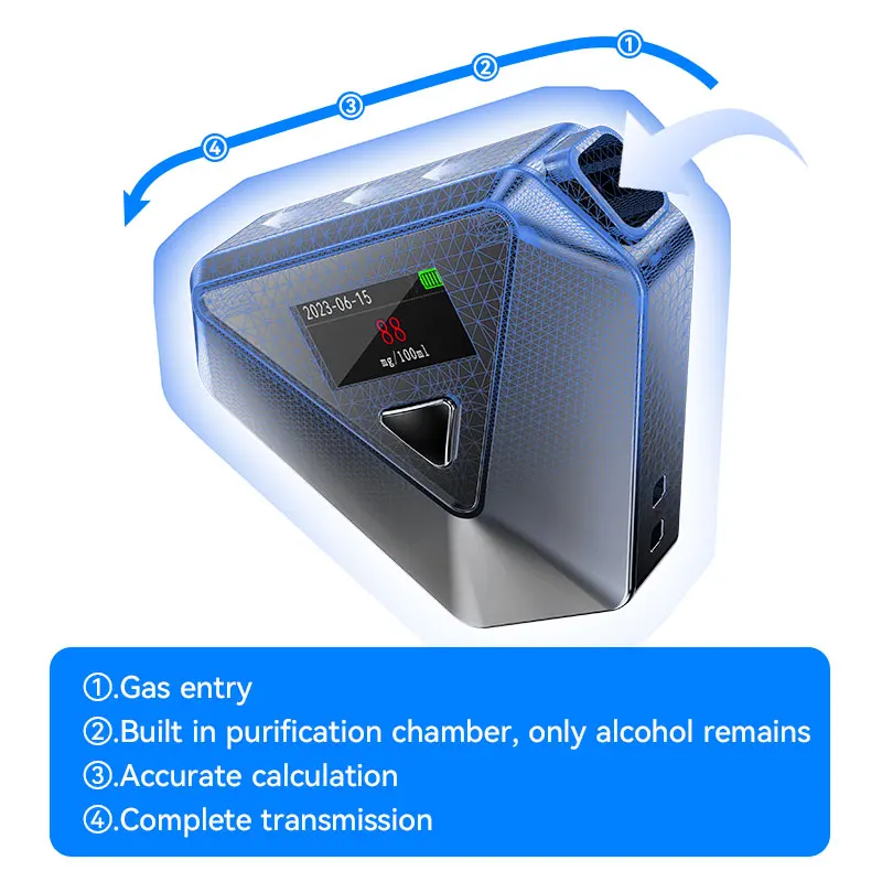 ISO keychain alcohol testers High accuracy alcohol breathalyzer buy breathalyzer support OEM/ODM color/logo/package Mr b 2