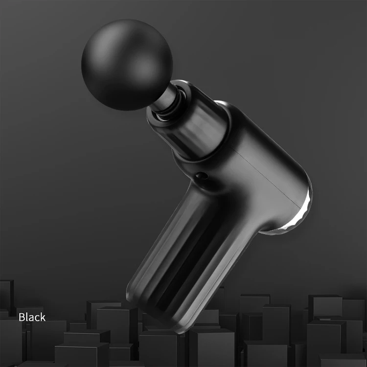 6 speed mini massage gun dropshipping with lcd screen triangle vibration muscle sports 24v dropship massage gun