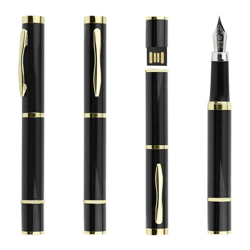 New arrival USB flash drive ballpoint pen micro portable USB stick for gifts customized logo ball pen