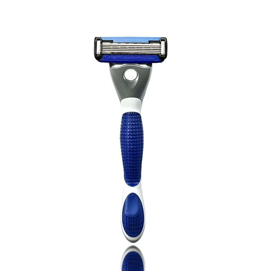 Edgewell ASR 5 Pivoting Head Razor System Zinc Alloy Handle Male Razor