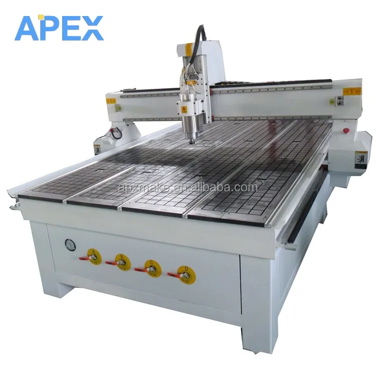 high quality blue elephant wood working cnc 1325 1530 machine furniture making router for sale with air cooling spindle in Peru