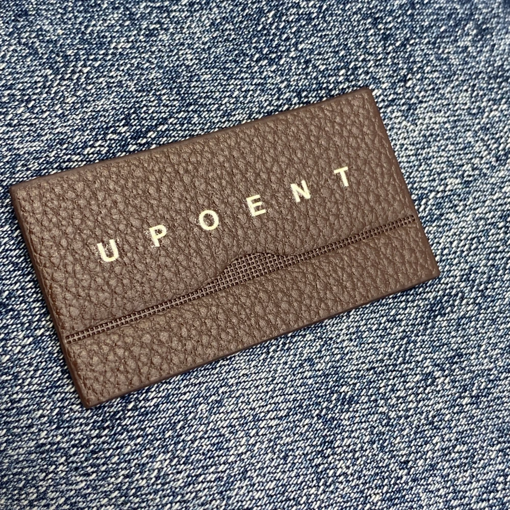 Personalized Leather Patch embossed Printed Custom Logo laser Engraved Leather Patch for Hats