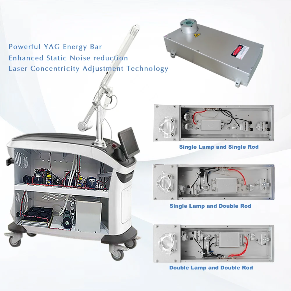 Manufacturer Korea light guide arm vertical pigment 755 q switch picosecond pico laser tattoo removal machine with cooling