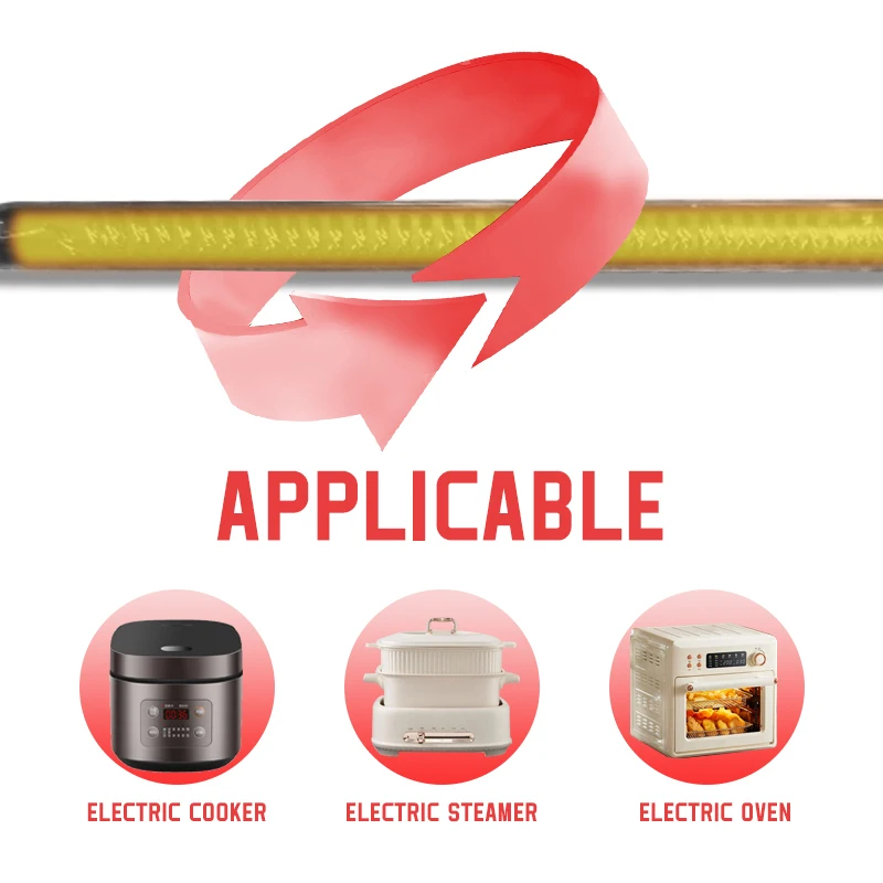 promotional 2024 new product Quartz Glass Infrared Heating Tube for  Sauna Accessories