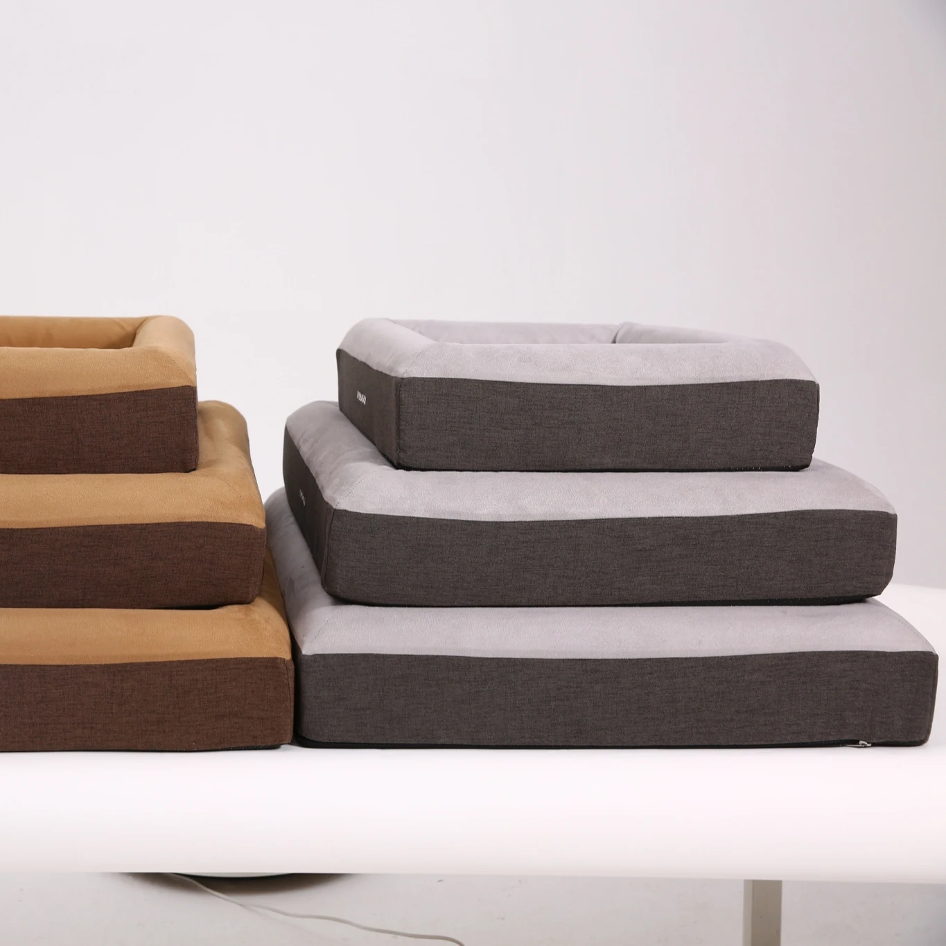 Extra Large Outdoor Eco Friendly Washable luxury Soft Memory Foam Orthopedic Pet Dog Bed For Large dog Beds XL XXL