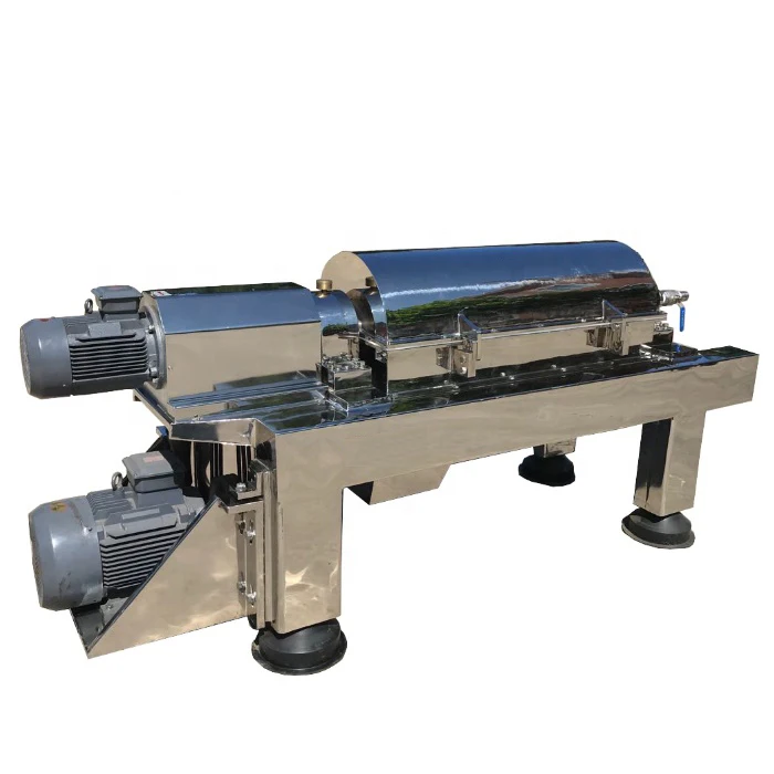 Industrial olive oil solid bowl decanter centrifuge