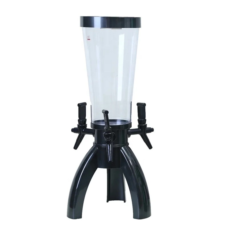 Factory Supply Polished Multiple Tap Draft Beer Tower in Drink Dispenser