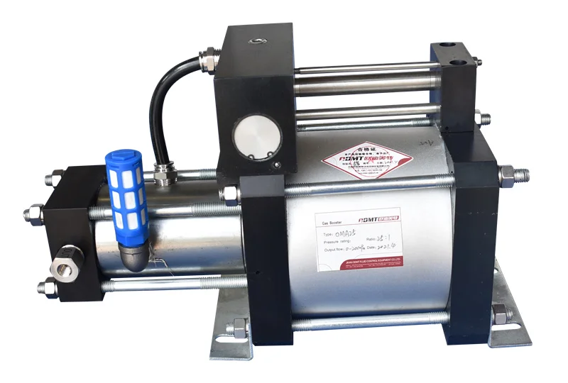 inert gas argon helium CO2  high pressure 6000PSI outlet  gas booster pump pressure burst unit