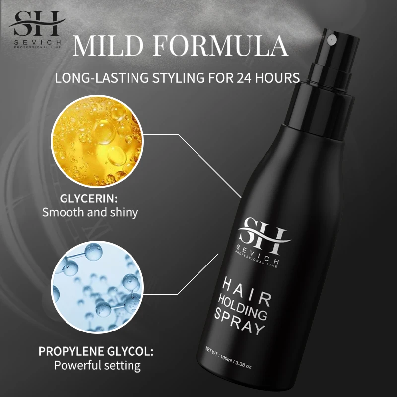 100ml Long Lasting Extra Strong Holding Edge Control Fluffy Hair Texture Styling Powder Sprays Products