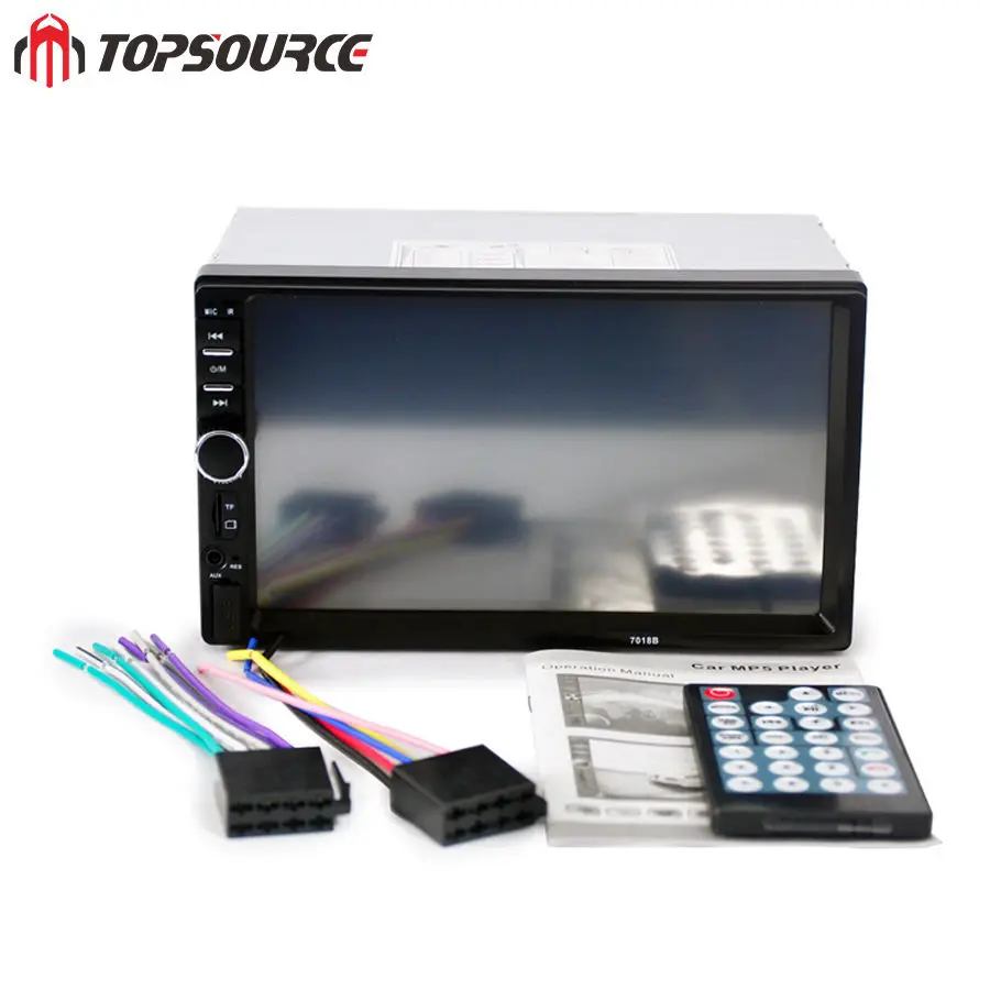 Автомагнитола 2 din 7018B MP5-плеер с 7-дюймовым сенсорным экраном радио и камерой заднего вида