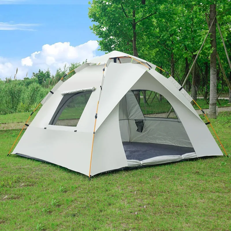 Outdoor  double automatic park beach camping tent fast open wilderness tour tent 3-4 people camping tent