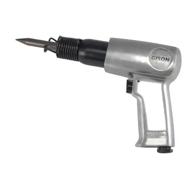Industrial Handheld Round Shank 3500Bpm Air Pneumatic Hammer 67 mm Piston Stroke With 10.2 mm Chisel Shank