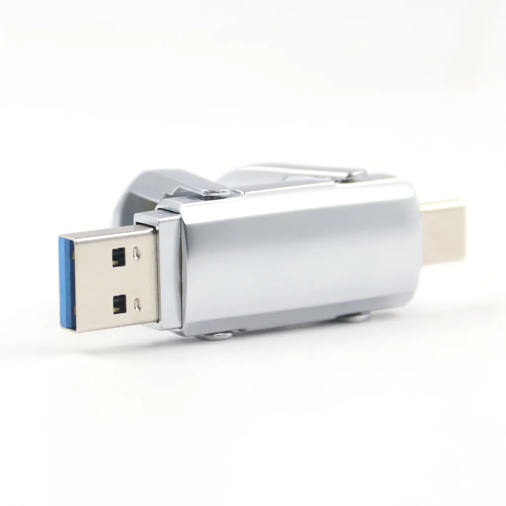 Metal usb 3.2 USSD Type C USB Stick Disk 256gb 512gb 1TB High Speed USB-SSD Flash Drives For Laptop PC