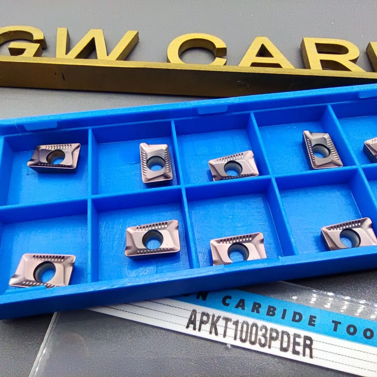 GW CARBIDE- APKT1003PDER  Heavy Cutting Carbide Insert Work for Train