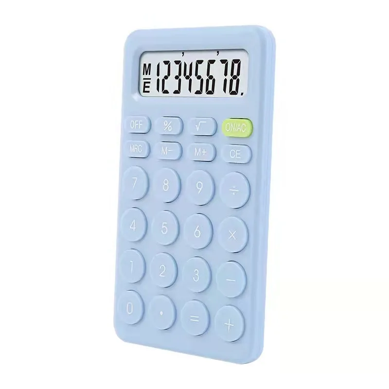Factory Wholesale Price colored Student calculator Electronic Digital calculator Custom Logo calculator