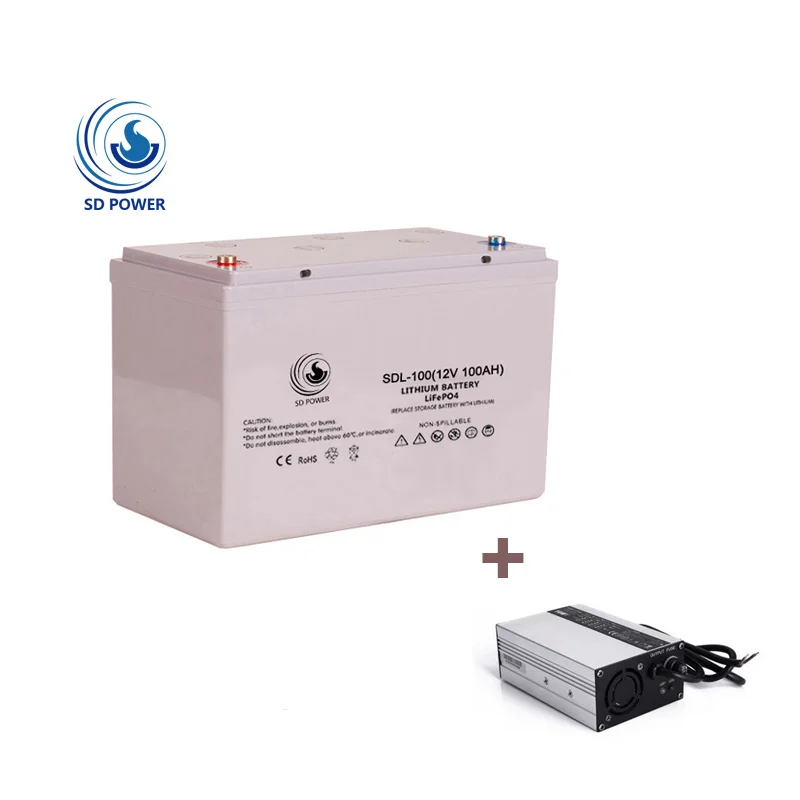 lithium ion batteries Low temperature charging lifepo4 battery 12V 100AH (105AH)  for marines, RVs and solar with mobile monitoring