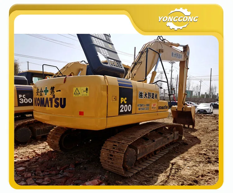 90% новый Подержанный pc200-7 экскаватор komatsu оригинальный японский с хорошим состоянием ПК 200 200-7 низкая цена и хорошее