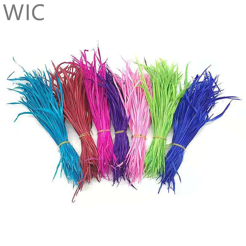 Wholesale Price 12-18cm Dyed Color DIY Loose Stripped Goose Biot Feathers Garments Dresses for Crafts Costume Decoration