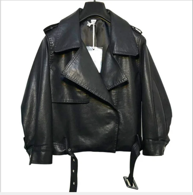 New Arrivals 2020 Fall Winter  Fashion Wholesale PU Leather Jackets Women