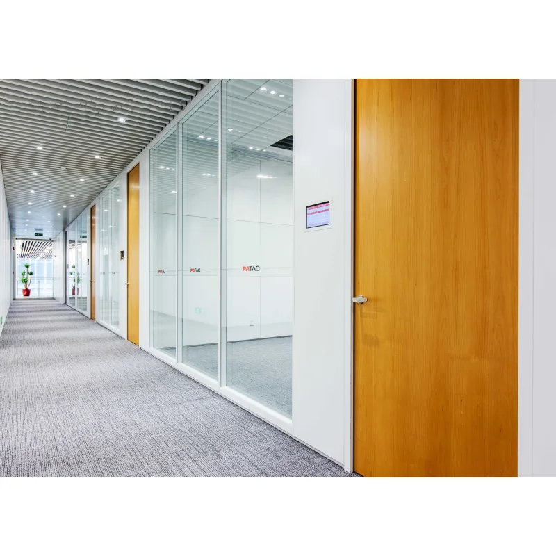 Brand New Original PLC Inverter Driver HMI Module School Panel Industrial Glass Wall Modular Office Partition With Ceiling