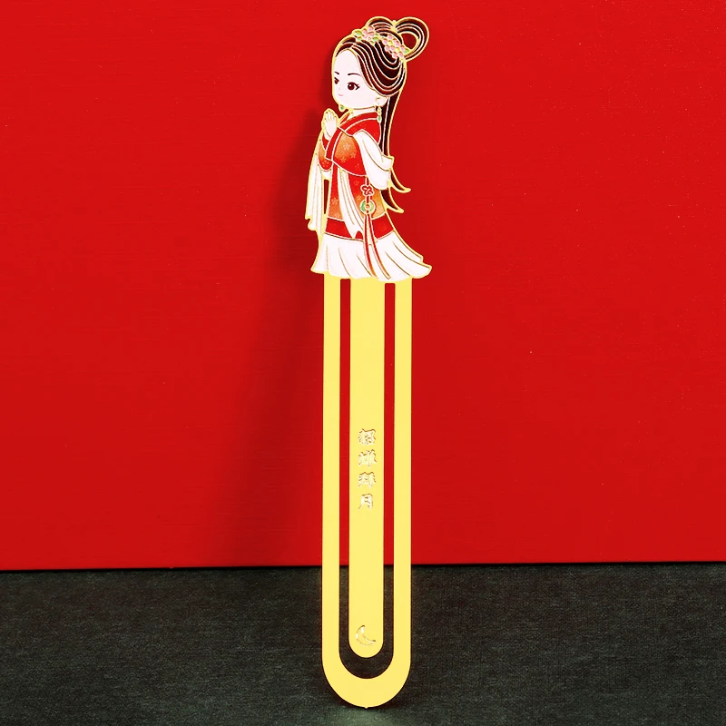 Custom Creative 3d Metal Bookmark Laser Forged Steel Animal Diamond Art Stocked Cute Custom Enamel Metal Bookmark With  Logo