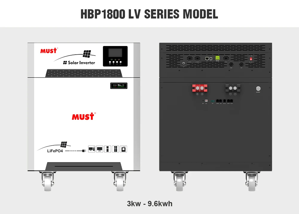 MUST HBP18 All in one energy storage battery 2 kw  power banks  power station solar generator