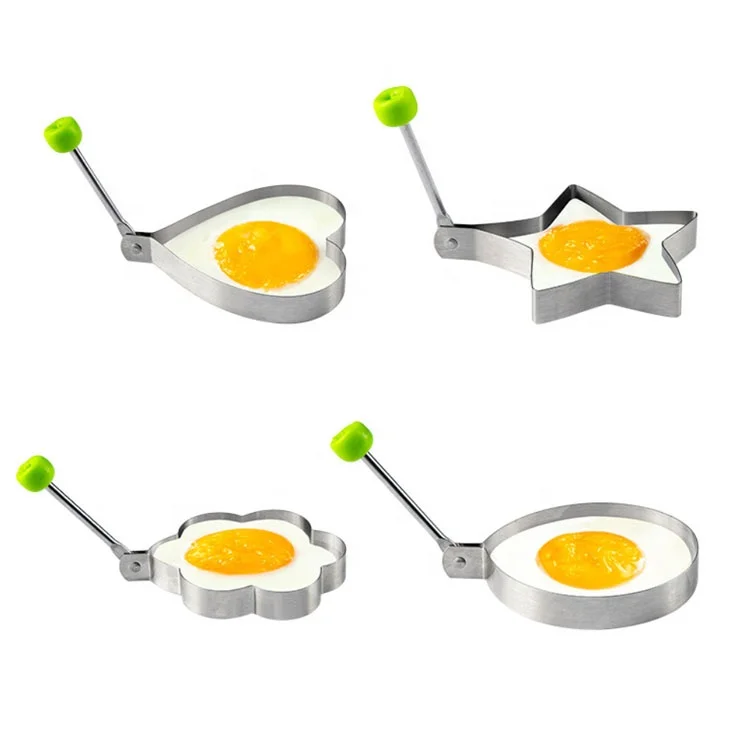 stainless steel mold pancake Egg Shaper Five star Fried Egg Mold Egg Shape mold