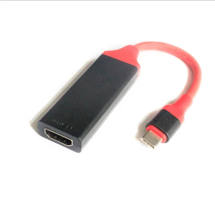 
2019 hot sale Type C male to HDTV female adaptor plug and play converter for Macbook, S8 