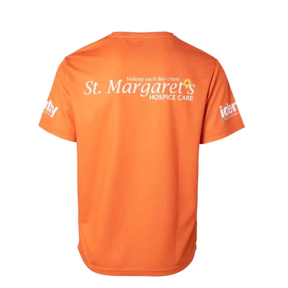 High Quality 100% Polyester Cotton Manufacturer Sublimation t-shirt Custom Logo  Embroidery White Men Gym T Shirts in Bulk