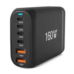 Yiling 160W gallium nitride charger compatible with PD20W for MacBookPro iPhone 15/14/13/12/11 mobile phone laptop tablet