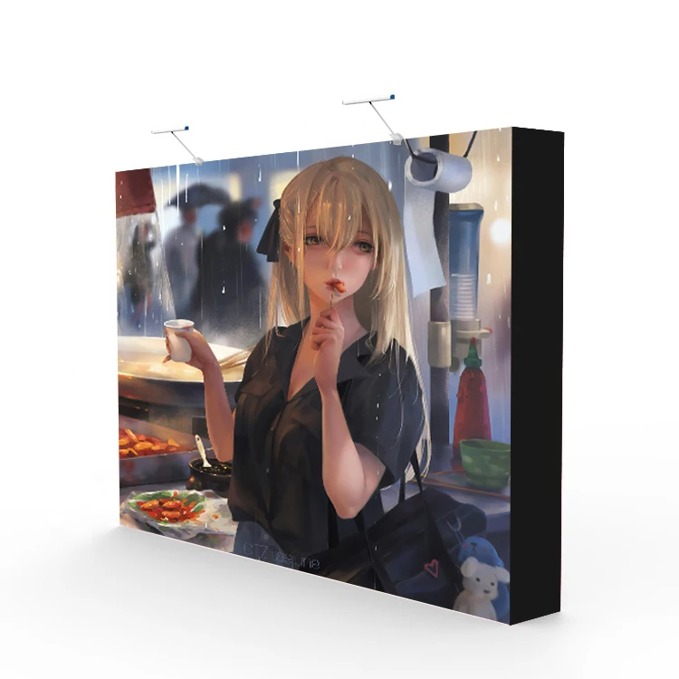 Wholesale Customized Aluminum Pop Up Stand Backdrop 8Ft 10Ft 20Ft Polyester Pop Up Display