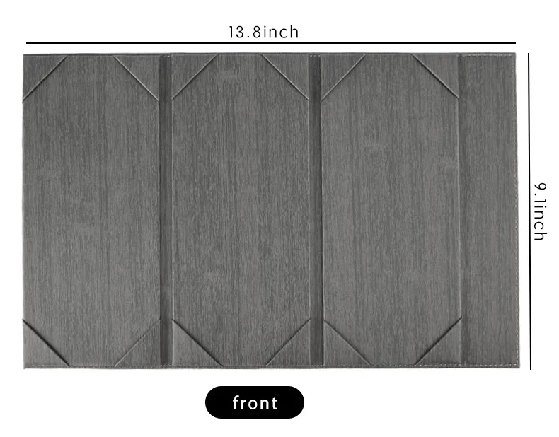 High-quality  Luxury and High Grade Restaurant Menu Folder PU Leather Folder Clip Hotel Menu Cover Guest Directory Custom Logo