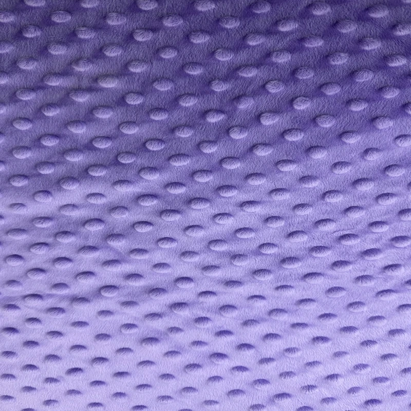 baby quilt blanket 100% polyester 3D embossed bubble plush velvet fleece dot minky fabric rolls for cuddle comfort baby blanket