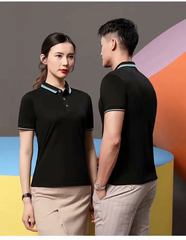 competitive price customized logo lapel collar polo shirt golf polo t shirt cotton men polo shirt