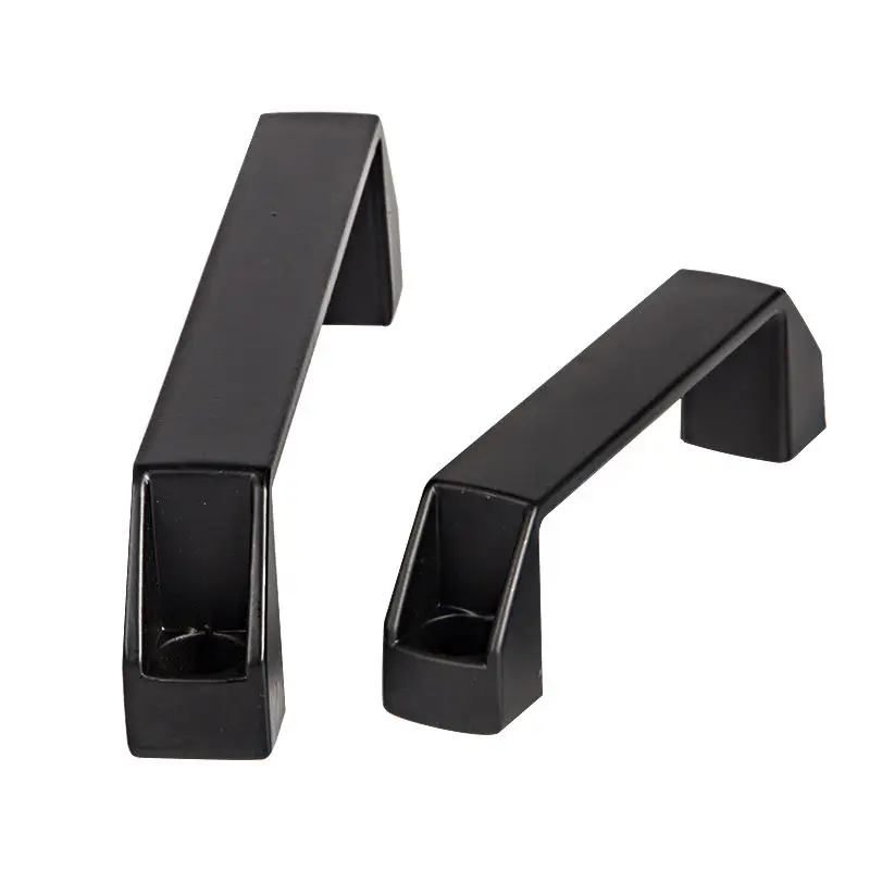 standard size plastic 120mm industrial nylon plastic pull handle door handle for aluminum spare parts