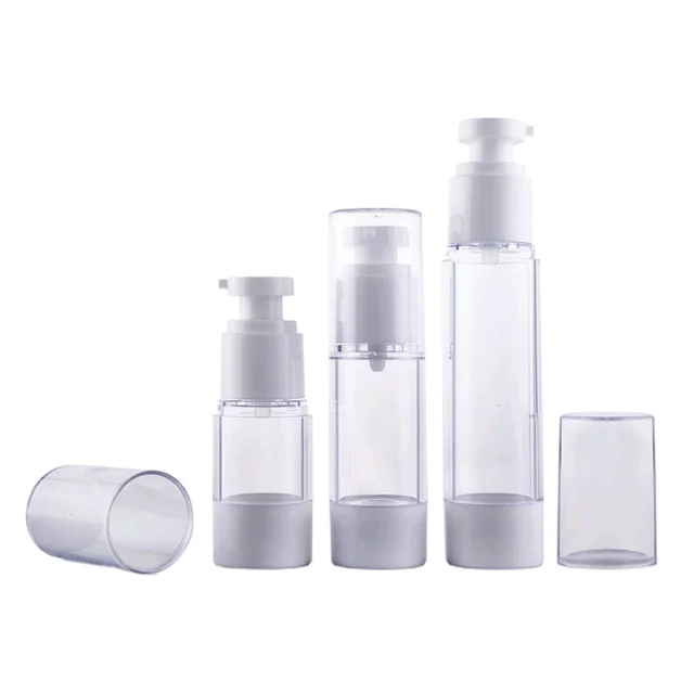15 30 50 мл безвоздушного косметические бутылки насоса пластиковые