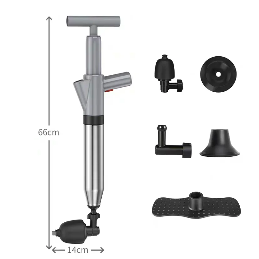 Powerful High-pressure Toilet Plunger for Bathroom Bathtub Shower Pipe