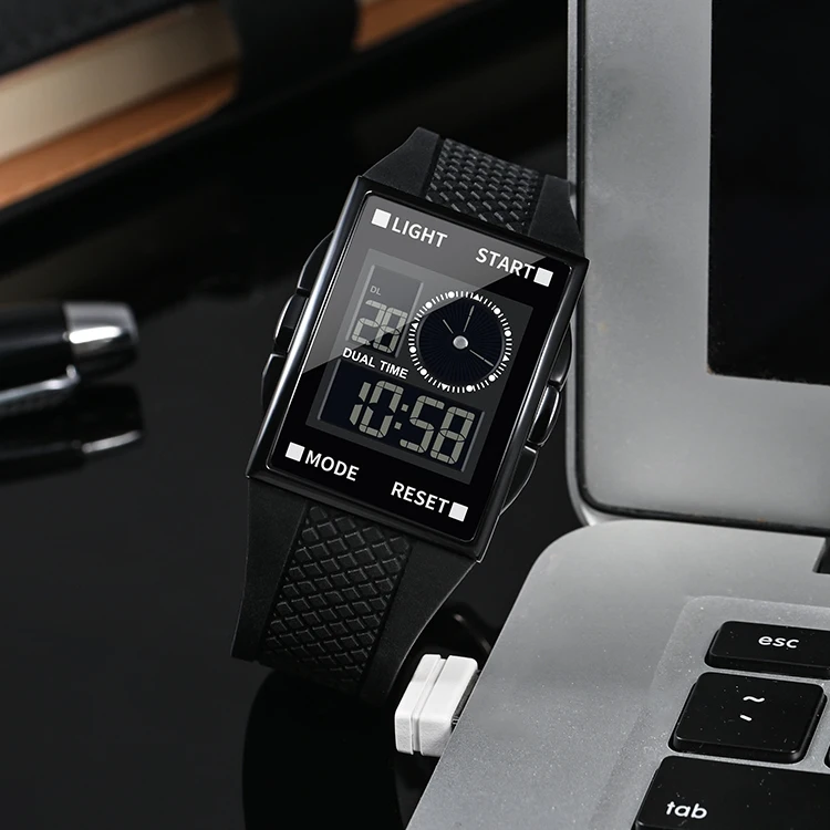 Diray smart watch 2023 Square Shape Men Reloj Deportivo Watch Two Pieces Set Digital Couple Watch For Men And Women