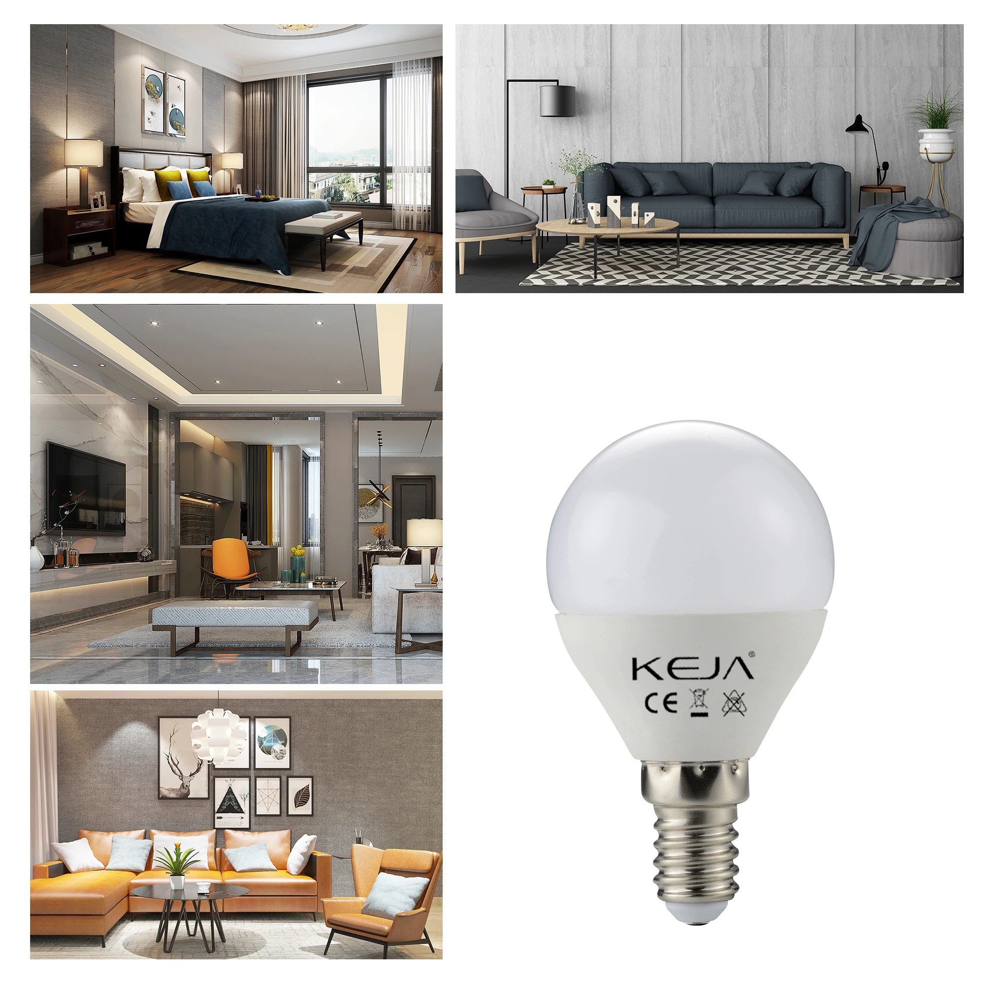 LED G45 E14 7W bulb candle lamp 2700K warm white lamp 600LM Wholesale and retail selling in stock