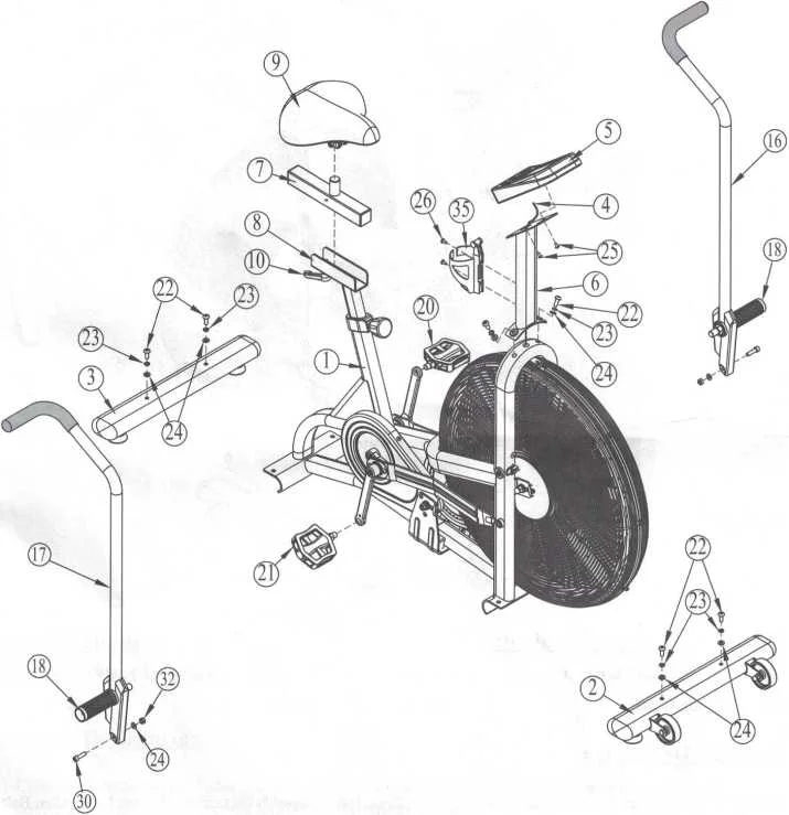 Economical Custom Design New Design Gym Equipment Fan Fitness Bike Air