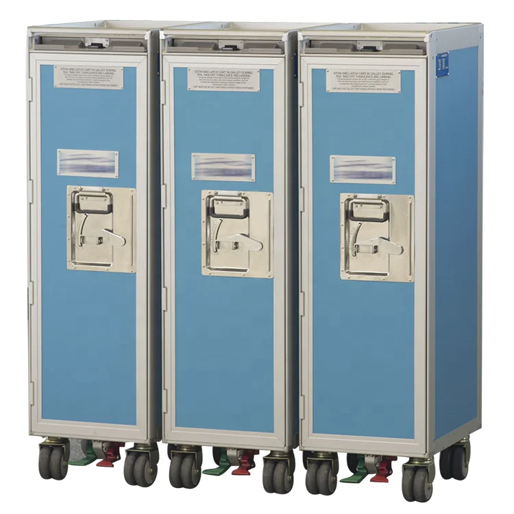Half size aircraft airline meal food trolley cart tool carts